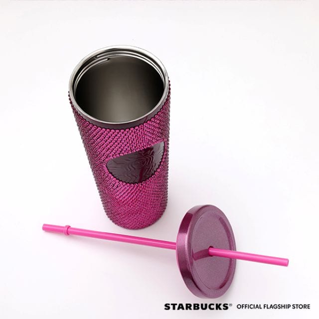 starbucks dark berry cold cup open